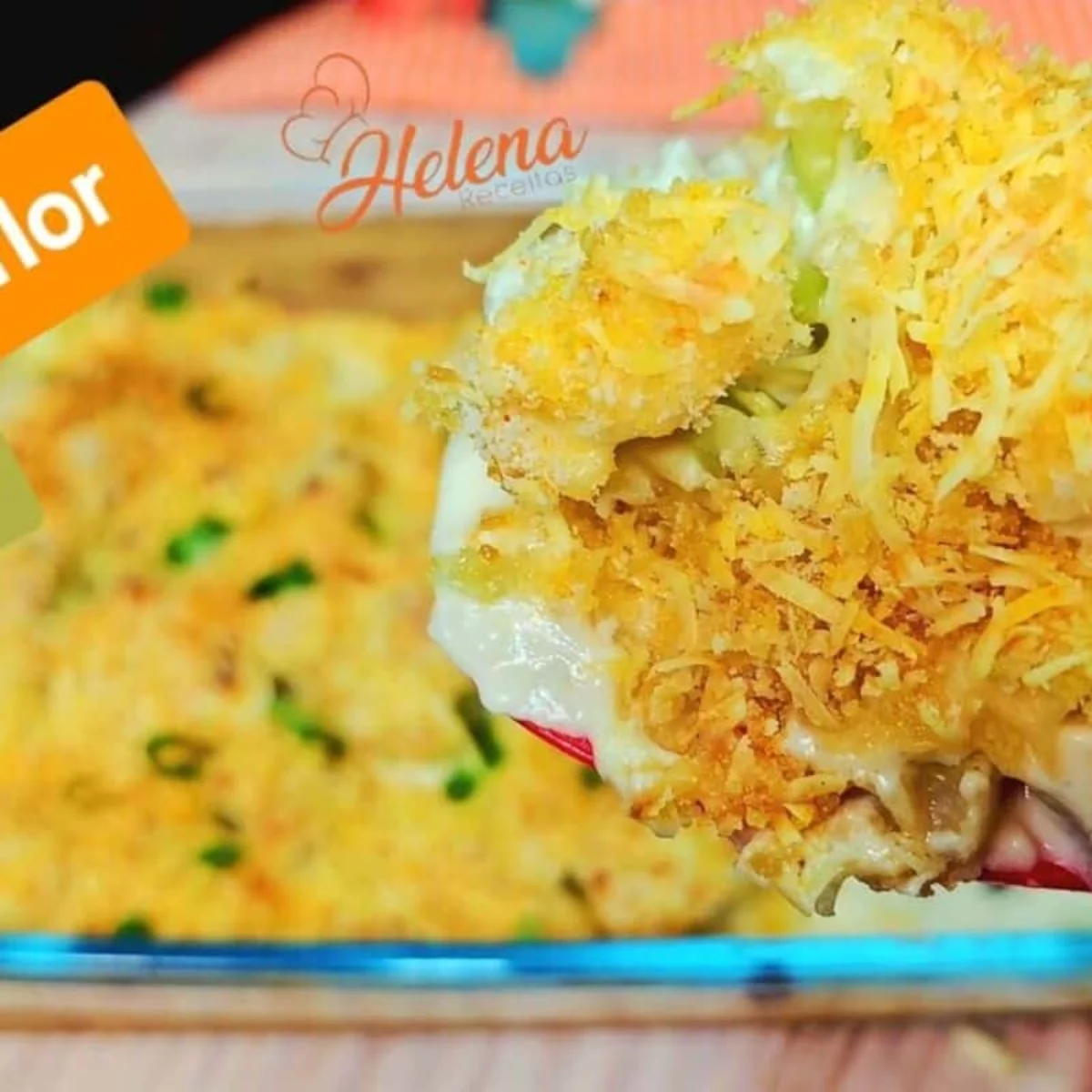 Couve flor gratinada no forno com casquinha crocante
